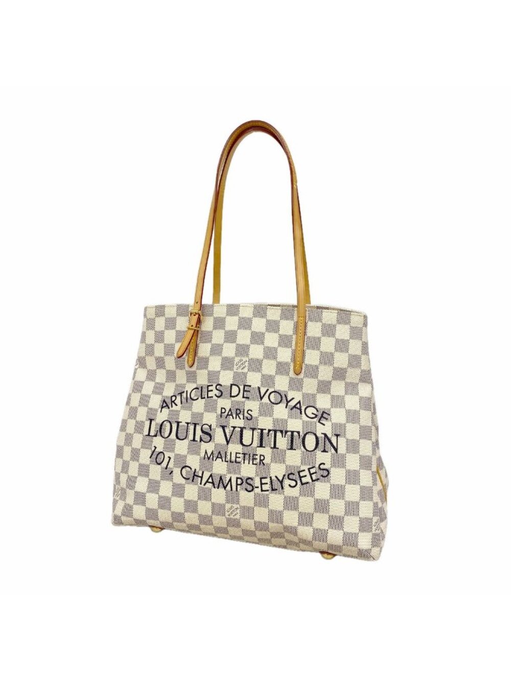 Louis Vuitton Tote Bag Damier Azur Cabas MM White